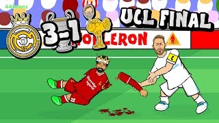 🏆RAMOS ATTACKS SALAH🏆 Bale goal Real Madrid vs Liverpool Champions League Final 2018 Highlights [upl. by Annez]