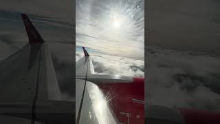 Most beautiful cloud view  cloud video  plane video easyjet plane clouds [upl. by Eidissac]