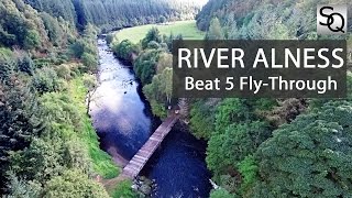 Beat 5 FlyThro River Alness Salmon Fishing Scotland [upl. by Aimet]