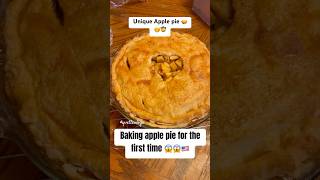 Baking apple pie for the first time in America 🇺🇸 yvettevlogs shorts usa applepie baking [upl. by Surtemed]