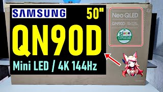 SAMSUNG QN90D MINI LED REVIEW COMPLETA  4K 144Hz  SMART TV 50 PULGADAS [upl. by Barbabra]