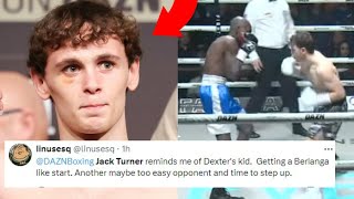 BOXING FANS REACT TO JACK TURNER KNOCKOUT SELEMANI BANGAIZA  TURNER VS BANGAIZA REACTIONS [upl. by Annodahs]