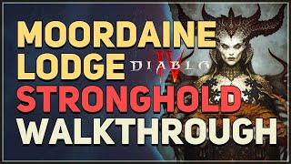 Moordaine Lodge Stronghold Diablo 4 [upl. by Aymahs]