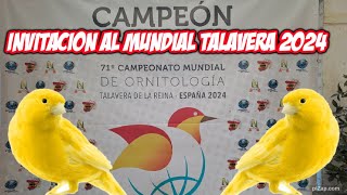 INVITACION AL MUNDIAL TALAVERA 2024 [upl. by Ahsinert]