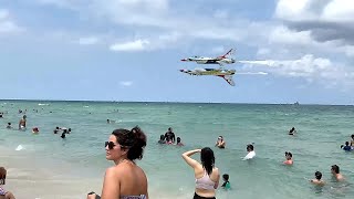 Fort Lauderdale Air Show Live Thunderbirds [upl. by Schick615]