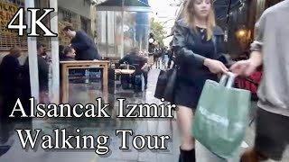 🌍4K Exploring Alsancak Izmir  Walking Tour Turkey 2023 [upl. by Rainer]