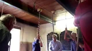 Appledore Kent Bellringing Treble Bob Major in the Kent variation 24516 Red Lion Snargate [upl. by Adnorahc]