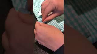 How to use cuff links on a buttonsleeve Eton shirt [upl. by Llerot]