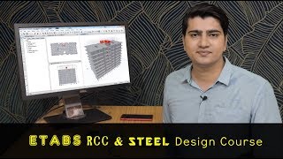 🏠 ETABS Complete RCC amp STEEL Design Course 🏠 [upl. by Anniram]