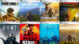 Top 9 Best HUNTING Games on PC [upl. by Atiuqel649]