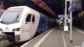 Aachen Hbf BE departure ARRIVA RE18 with destination Heerlen NL 30102024 [upl. by Brandwein]