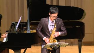 Engene Bozza Aria for alto Saxophone and Piano [upl. by Aoh629]