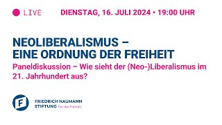 Paneldiskussion – Wie sieht der Neo Liberalismus im 21 Jahrhundert aus [upl. by Cire]