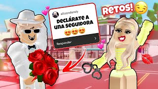 CUMPLIENDO RETOS TURBIOS 😱 EN BROOKHAVEN 😂 Roblox [upl. by Calvin701]