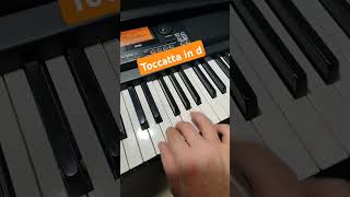 Toccata in d piano pianototurial easy [upl. by Gusba]