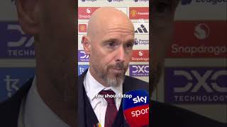 Erik ten Hag after Man Utds 30 defeat by Spurs 🗣️ [upl. by Hannon]