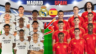 2025 Real Madrid 🆚 2025 Spain  Mbappe Vinicius Rodrygo Yamal Pedri Morata [upl. by Aicek]