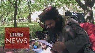 Inside a Taliban stronghold  BBC News [upl. by Esirehs]