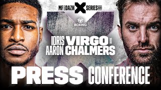 Misfits x DAZN X Series 009 Idris Virgo vs Aaron Chalmers Press Conference Livestream [upl. by Neal]