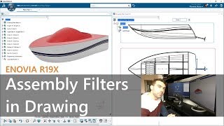 Filters in Drawing ENOVIA 3DExperiene R19x Live [upl. by Mairym]