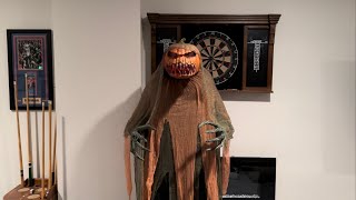 Pan Asian Creations At Home 6 ft LED Pumpkin Reaper Halloween Animatronic 2024 Rerelease 🎃👻💀 [upl. by Rosenblum]