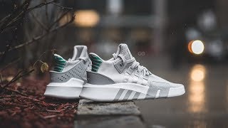 Review amp OnFeet Adidas EQT Basketball ADV quotGrey  Greenquot [upl. by Haslett258]