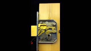 HOW A MORTICE DEADLOCK WORKS [upl. by Rratsal]