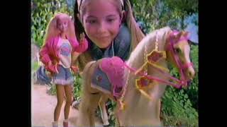 1994 Barbie High Stepper Walking Horse Toy Commercial [upl. by Aslehc91]