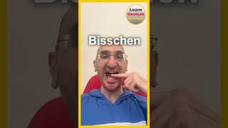 Learn German pronunciation  How to pronounce BISSCHEN in German [upl. by Shari]