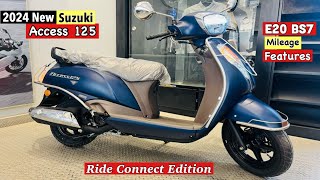 🔥2024 Suzuki Access 125 Ride Connect Edition Details Review  Price  Mileage Features  Access 125 [upl. by Graves]