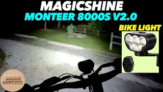 Magicshine Monteer 8000S V20 Bike Light  Review [upl. by Eugatnom]