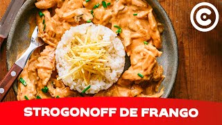 Como fazer Strogonoff de Frango e Cogumelos em apenas 5 passos [upl. by Kwarteng]