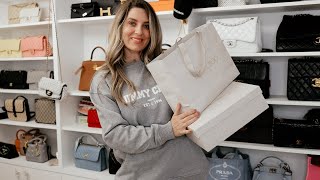 LUXURY FASHION HAUL  HUGE DESIGNER SHOE HAUL  KITCHEN REVEAL WERE HALF WAY  CLAIRE CHANELLE [upl. by Greenburg475]