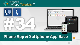 34 myApps tutorial  Phone App amp Softphone App Funzioni Base 14r2  IT [upl. by Adnohsel]