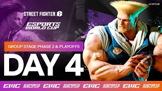 EWC Street Fighter 6  Day 4  Group Stage [upl. by Gabriell]