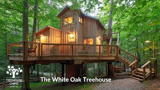 The White Oak Treehouse  Hocking Hills Treehouse Cabins [upl. by Garth]