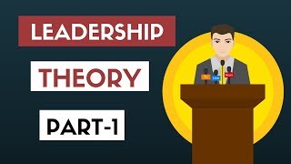 Leadership Theory Part1  Traditional Theories Hindi BCOM MCOM NET SET [upl. by Partridge]