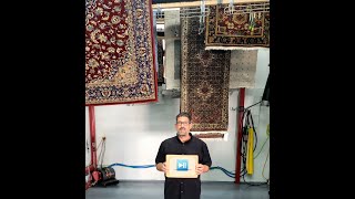 We Cleaned an Oriental Rug using Professional Techniques [upl. by Steinke111]