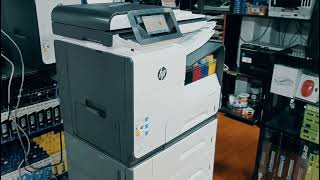 HP PAGEWIDE PRO MFP 477DW MULTIBANDEJAS [upl. by Missie749]