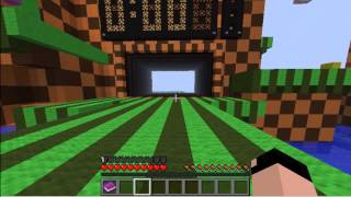 Minecraft Sonic The Hedgehog Map  Race w Number1Boss [upl. by Hogan]