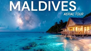 Maldives 4K  Maldives Island Virtual Tour  मालदीव्स  Relaxation Music [upl. by Allison]