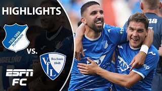 Hoffenheim battles back to defeat VfL Bochum 32  Bundesliga Highlights  ESPN FC [upl. by Llyrat174]