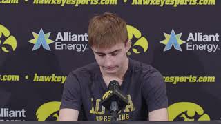 Iowa wrestler Drake Ayala on wrestling Michigan iowahawkeyes viral wrestling ncaa [upl. by Mozart]