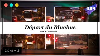 Départ du Bluebus pour le Retour au Dépot 89 [upl. by Nnylhtak]