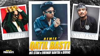 Qatil Basti Remix ft MC STAN x EMIWAY BANTAI x DIVINE Music Video  PROD BY PMAN BEATS [upl. by Sell993]