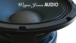 Wayne Jones AUDIO 10” drivers for powered bass cabinets [upl. by Aim]