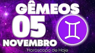 🤑CHEIRA A DINHEIRO❗ VEJO MUITAS NOTAS💵 Gêmeos ♊ Horóscopo do dia de hoje 5 de novembro 2024 🔮 tarô [upl. by Kcin]