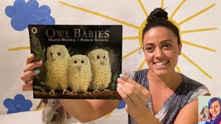 Kids Best Stories Owl Babies  ALIVE Story Time with Miss Ferreira Read Aloud [upl. by Hsac]