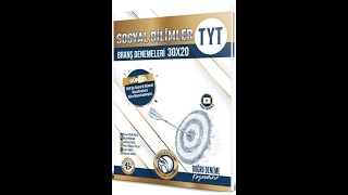 Bilgi Sarmal Yayınları TYT Sosyal Bilimler 30 x 20 Branş Denemeleri [upl. by Wilmar531]