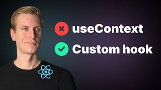 Why use a Custom Hook for React Context API instead of useContext  TypeScript [upl. by Galatea]